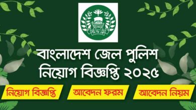 Bangladesh Jail Police Job Circular