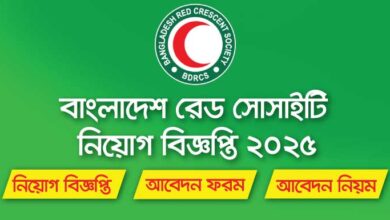 Bangladesh Red Crescent Society Job Circular