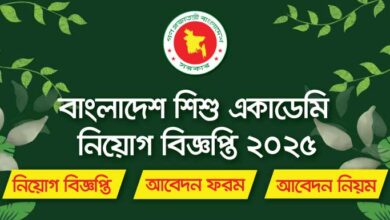 Bangladesh Shishu Academy Job Circular